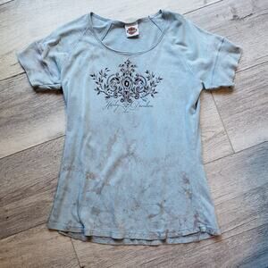 Harley Davidson Shirt Womens 2XL Graphic Arrowhead Peoria Arizona 2008 Tee